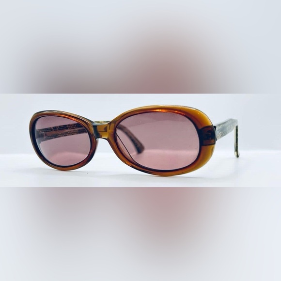 Oakley Treaty 4.0 Brown Oval Sunglasses Frames Only - Picture 2 of 8